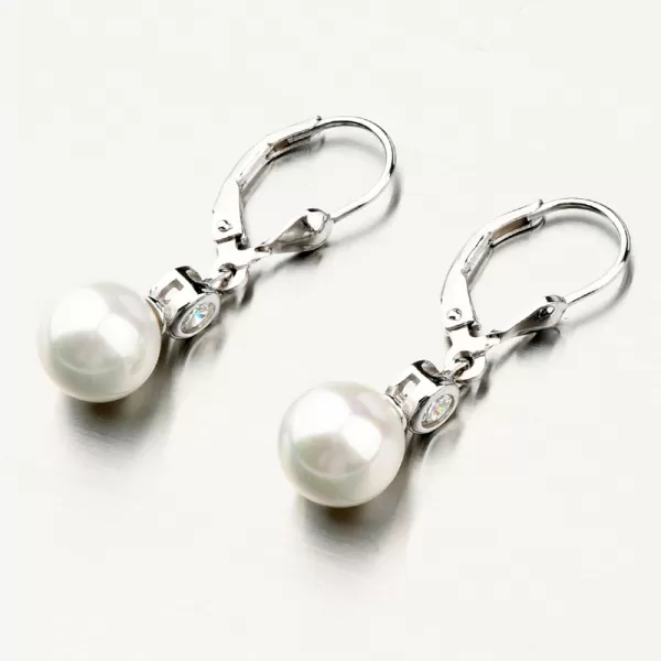 Dámské náušnice stříbro 925 perly PKL-2151