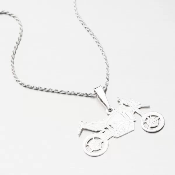 Stříbrný přívěsek motorka PAMŠ-130194-Ag