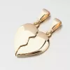 Přívěsek rozpůlená srdce - zlato 585 GCA13-018