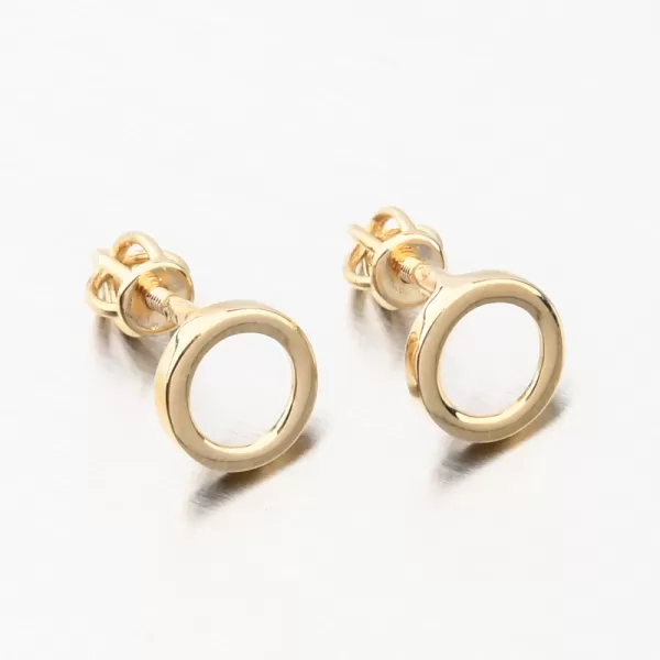 Dámské náušnice žluté zlato 585 ve žlutém 663P-120572