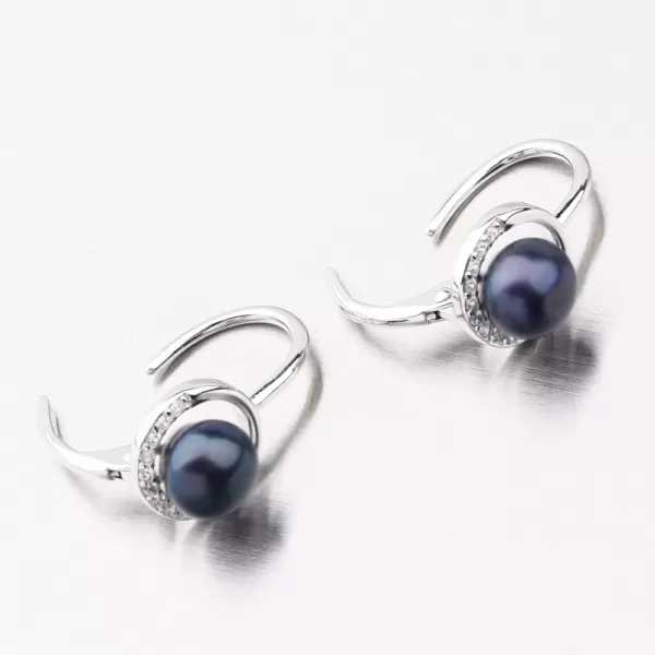 Visací náušnice s perlou UCST-123120P-B