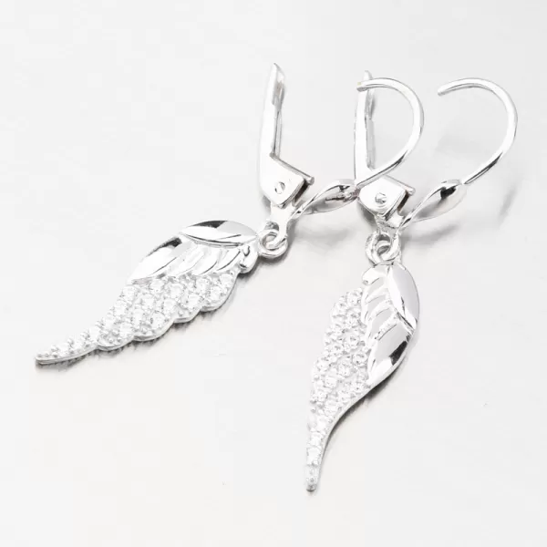 Náušnice andělská křídla zlato 585 GCA12-002