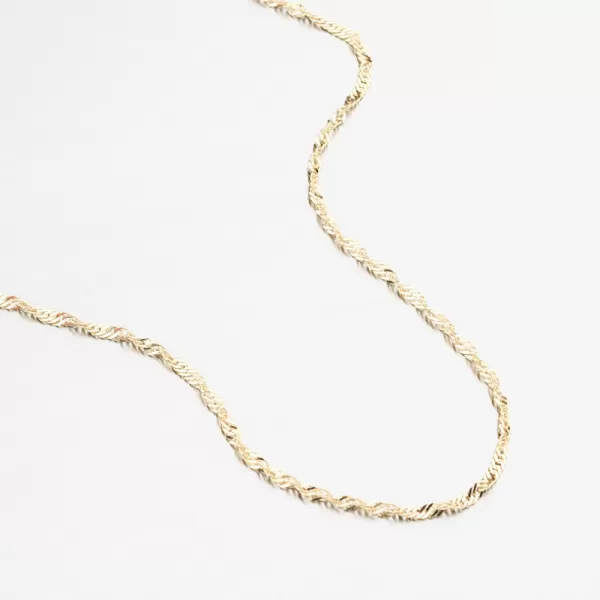 Dámský řetízek žluté zlato 585 Lambada GML-TW-035