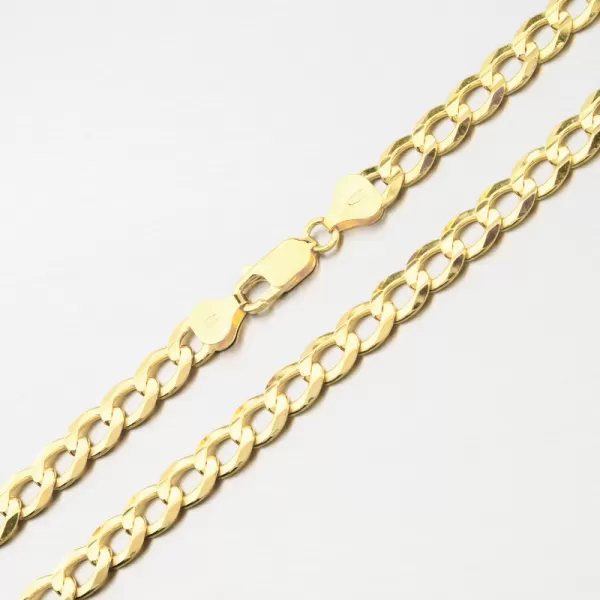 Stříbrný zlacený řetízek Pancer CHRS-08-180-FLAT-CONC-AU