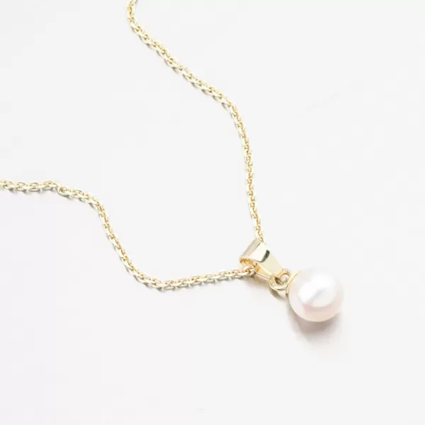 Zlatý přívěsek s perlou 352P-130099