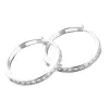 Náušnice kruhy 16 mm - bílé zlato 585 42-32584