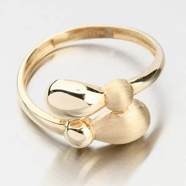 Dámský prsten žluté zlato 585 11R-358