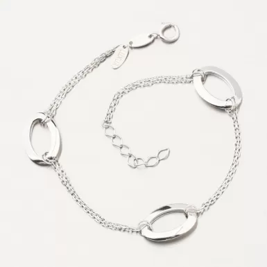 Dámský náramek bílé zlato 585 149P-141283