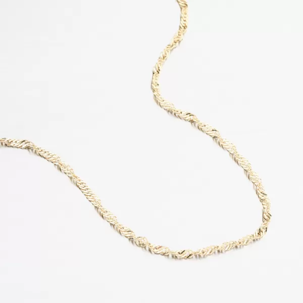 Dámský řetízek žluté zlato 585 Lambada GML-TW-045