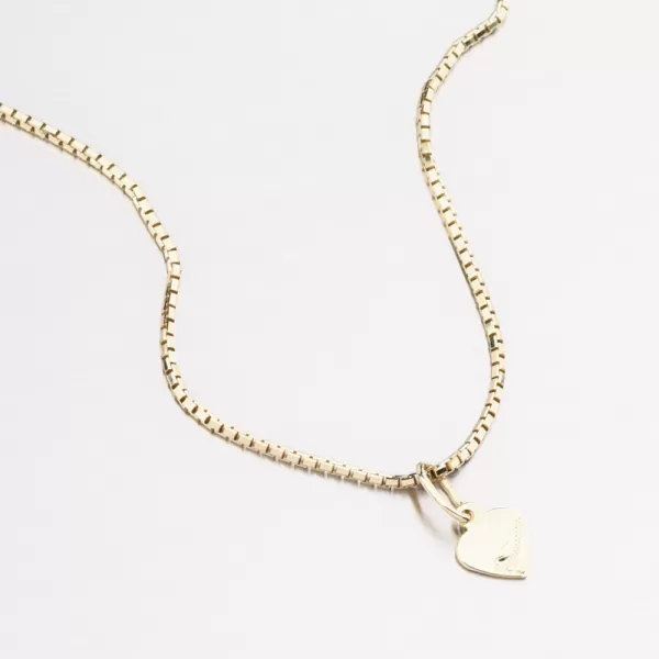 Dámský přívěsek žluté zlato 585 srdce 322P-138079