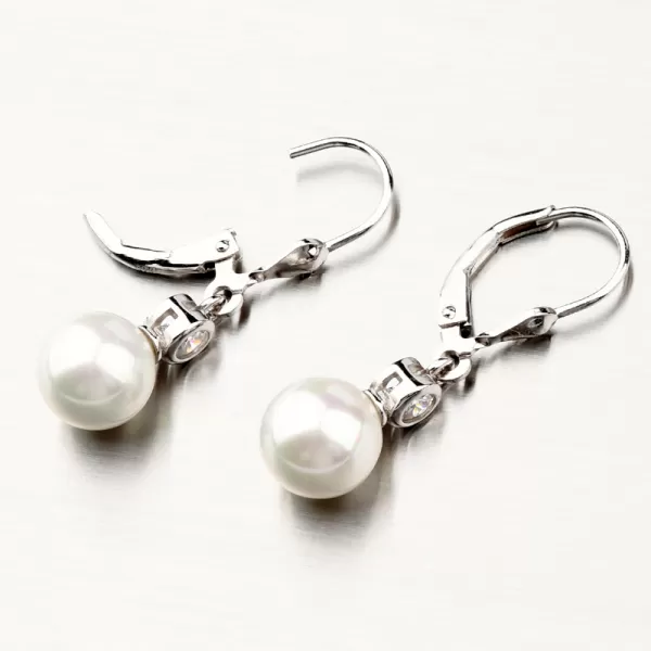 Dámské náušnice stříbro 925 perly PKL-2151