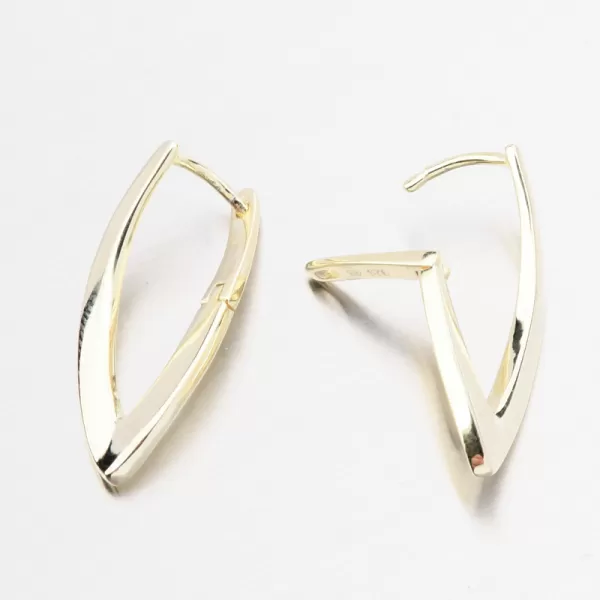 Dámské náušnice stříbro 925 zlacené PKL-2271