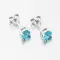Dámské náušnice stříbro 925 zirkon s modrý modré kameny UPST-121681