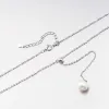 Dámský náhrdelník stříbro 925 perla SST-151469/47P