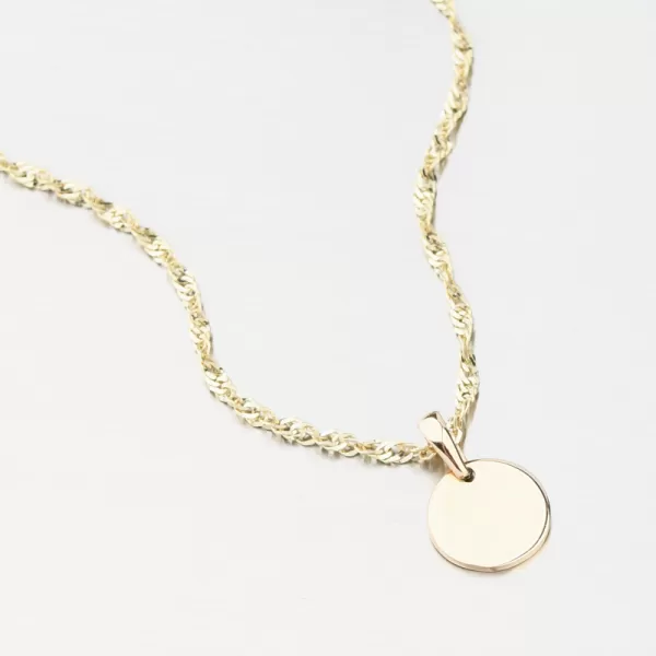 Přívěsek kolečko - zlato 585 GCA13-007