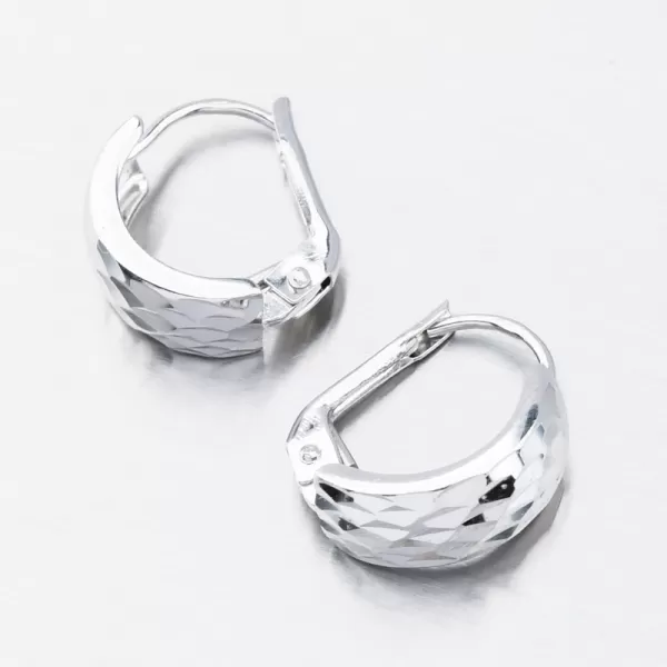 Zlaté facetované náušnice 42-32932