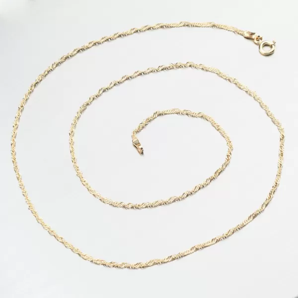 Dámský řetízek žluté zlato 585 Lambada GML-TW-025