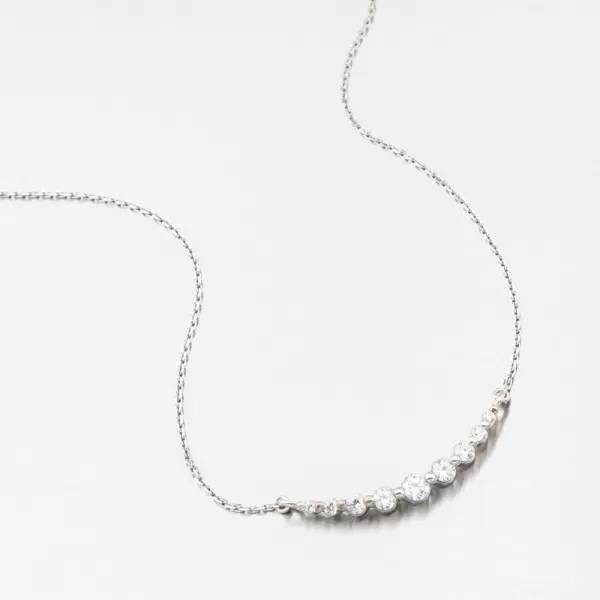 Dámský náhrdelník zirkony DZF4157-B-ZIR