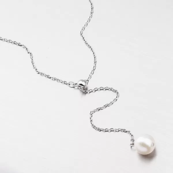 Dámský náhrdelník stříbro 925 perla SST-151469/47P