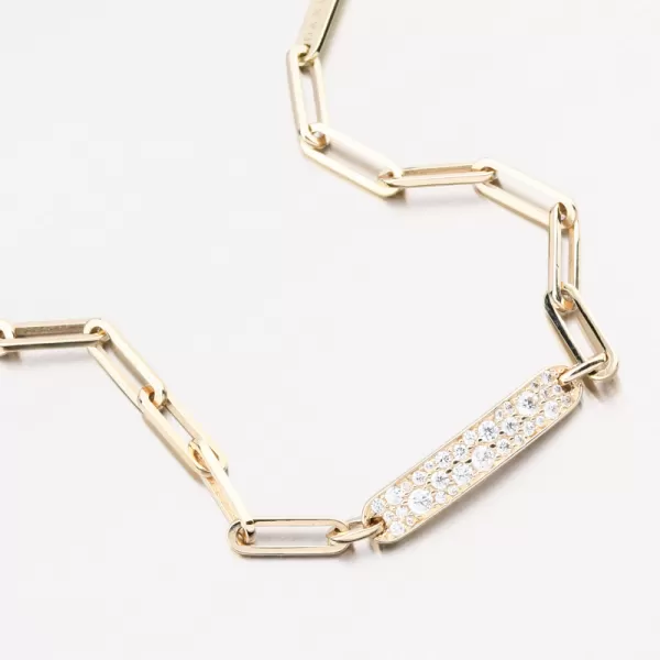 Dámský náramek žluté zlato 585 zirkon DZF5765-ZL-ZIR