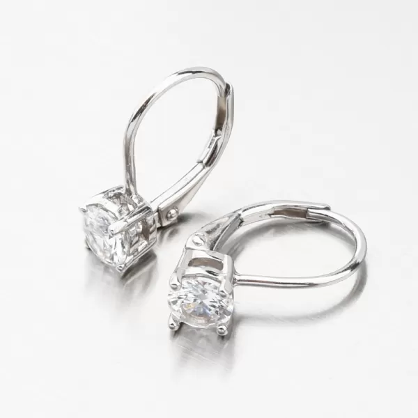 Stříbrné náušnice se zirkonem