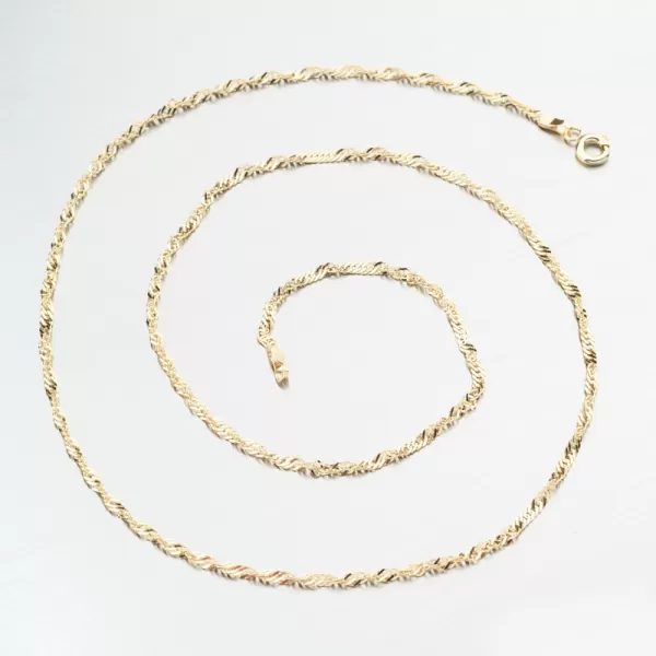 Dámský řetízek žluté zlato 585 Lambada GML-TW-035