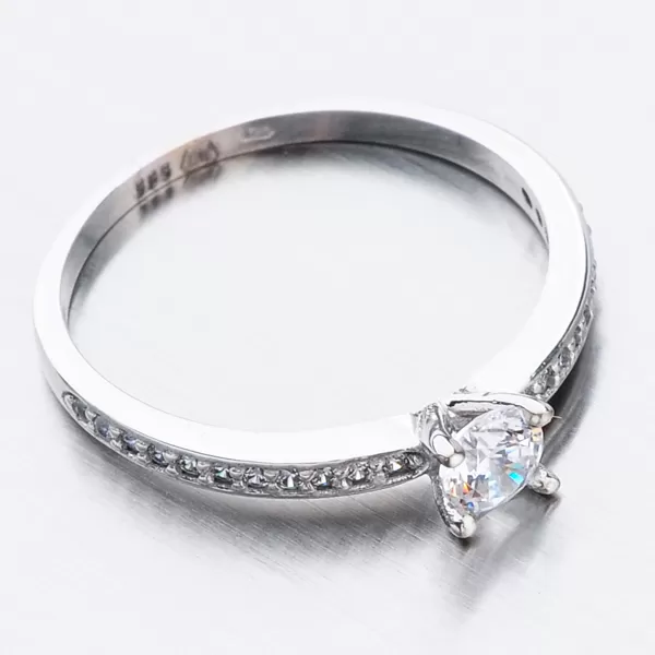 Zlatý prsten se zirkony 51DZ-2523B-ZIR