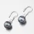 Dámské náušnice perlové 52GZ-3019-B-Black