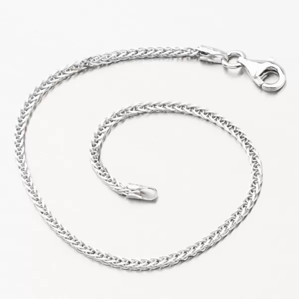 Stříbrný náramek Fox lisčí ocas s rhodiováním CHRS-45-035-3T-QD/C