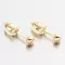 Dámské náušnice žluté zlato 585 DZ5004ZL