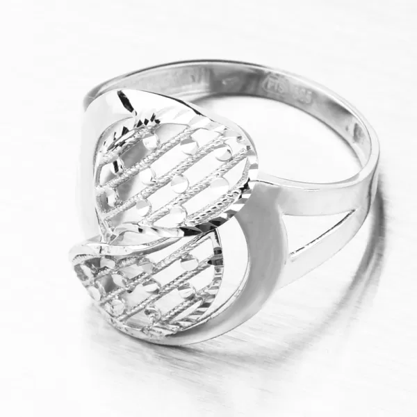 Prsten z bílého zlata 116P-111637