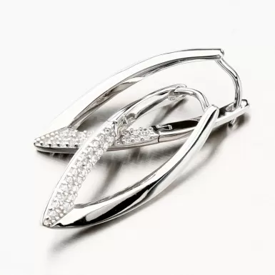 Dámské náušnice stříbro 925 zirkon visací PKL-2127