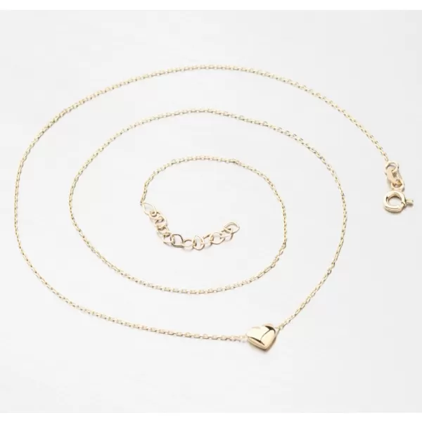 Náhrdelník se srdcem - zlato 585 GCA15-007