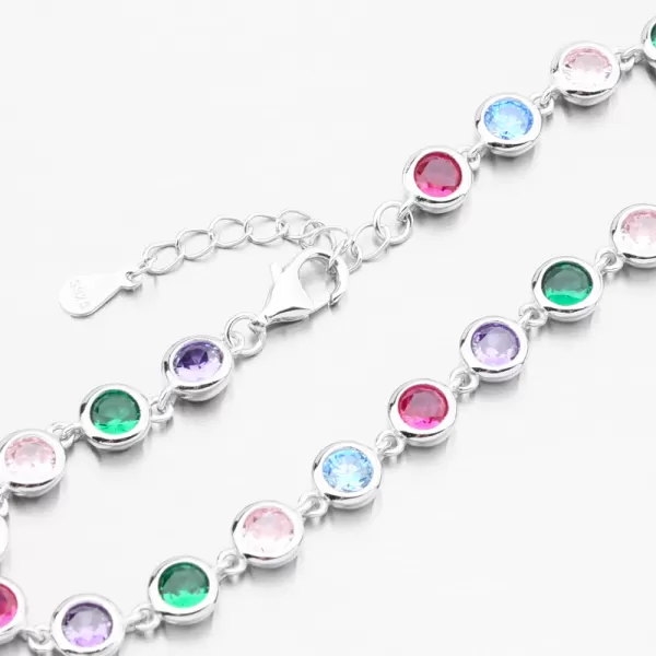 Dámský náramek stříbro 925 zirkon barevnými PKL-4037 PKL-4034