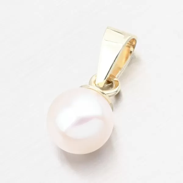Zlatý přívěsek s perlou 352P-130099