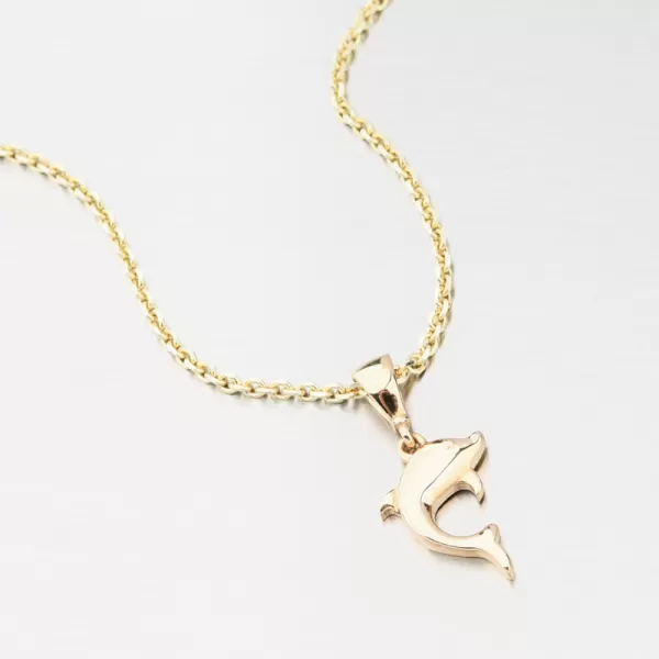 Zlatý přívěsek delfín GCA13-012