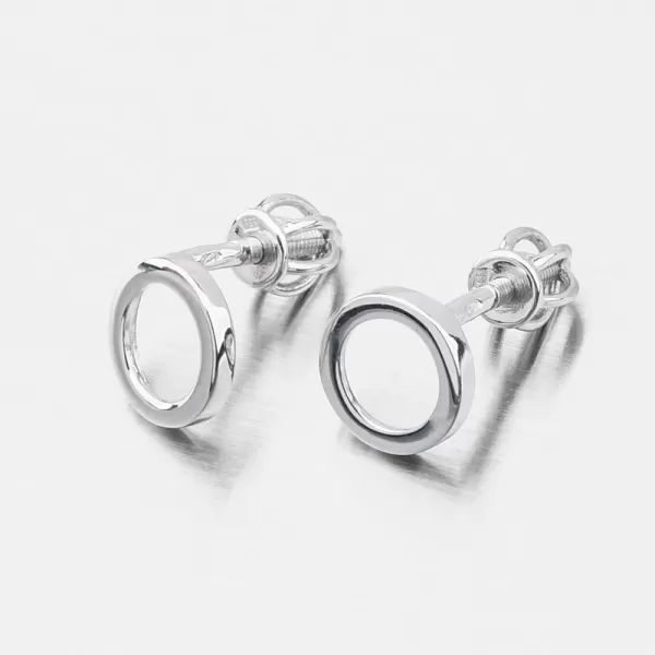 Dámské náušnice bílé zlato 585 668P-120572