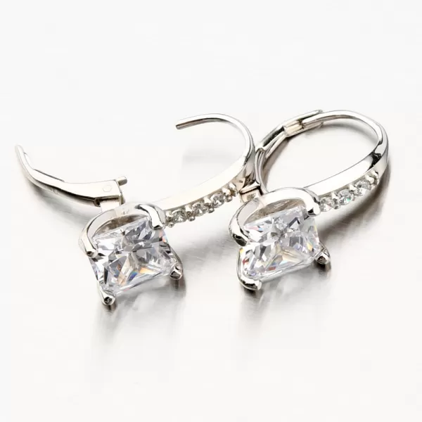 Stříbrné náušnice se zirkony PKL-2131