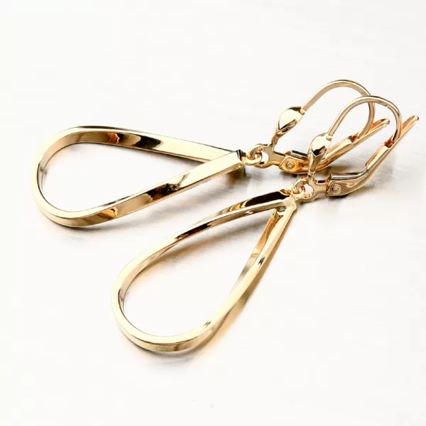 Zlaté visací náušnice 143P-121640