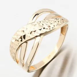 Dámský prsten žluté zlato 585 11R-361