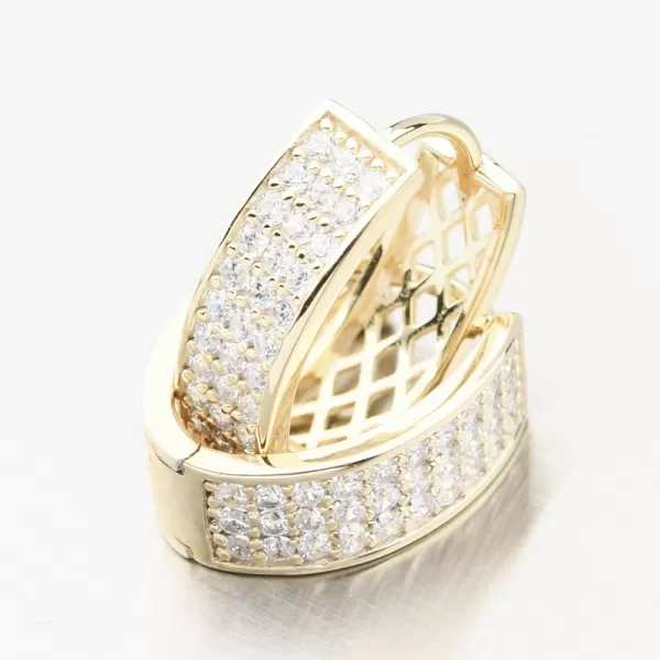 Stříbrné kruhy se zirkony PKL-2185