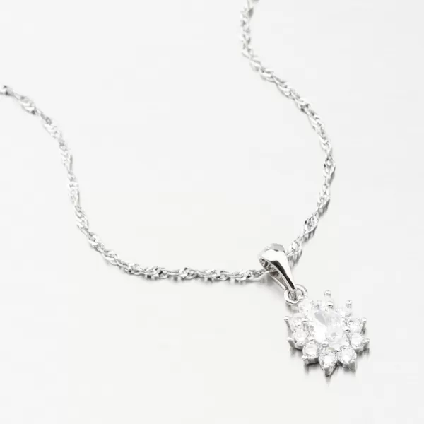 Stříbrný přívěsek se zirkony PKL-3144