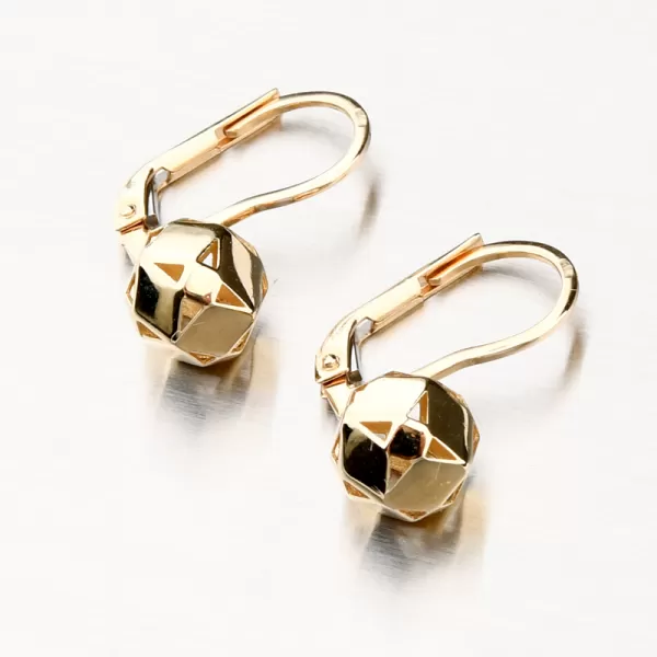 Dámské náušnice žluté zlato 585 143P-122100