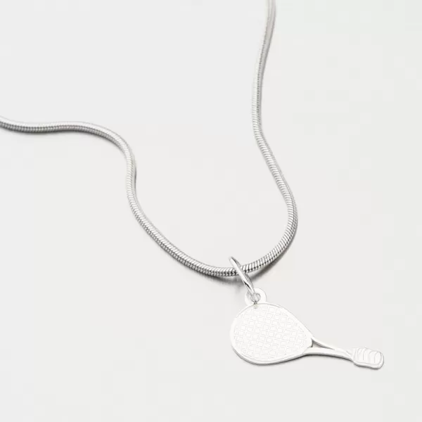 Stříbrný přívěsek tenisová raketa PAMŠ-131213-Ag