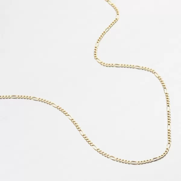 Řetízek žluté zlato 585 Figaro GML-FG-040