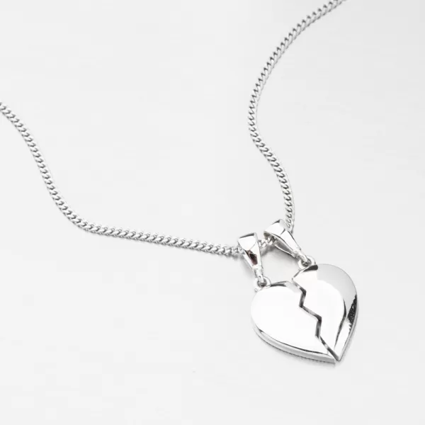 Zlatý přívěsek rozpůlená srdce GCA13-019