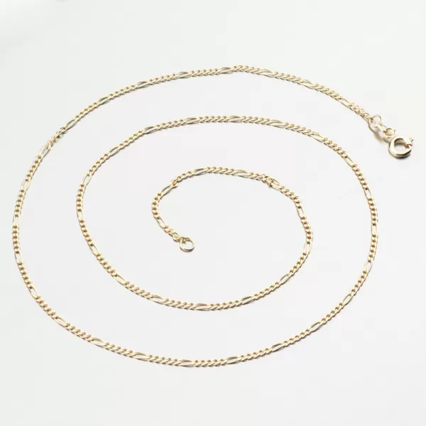 Řetízek žluté zlato 585 Figaro GML-FG-040