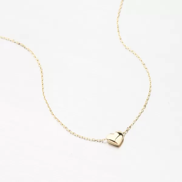 Náhrdelník se srdcem - zlato 585 GCA15-007
