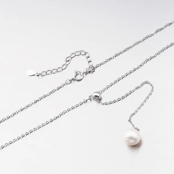 Dámský náhrdelník stříbro 925 perla SST-151469/47P