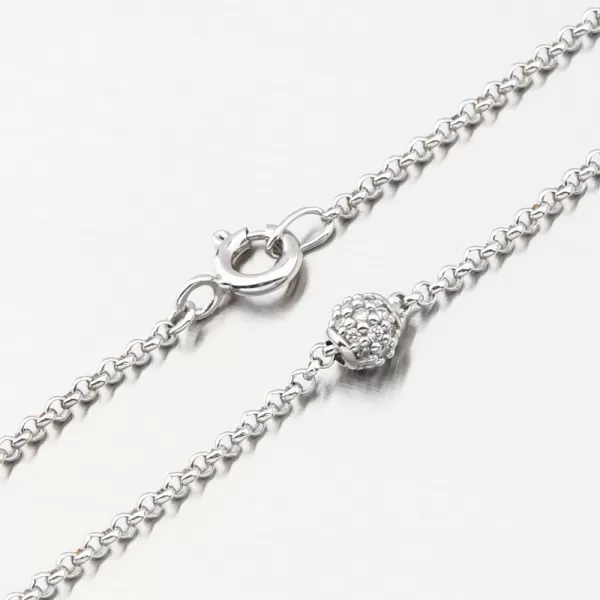 Dámský náramek bílé zlato DZF5726-B-ZIR